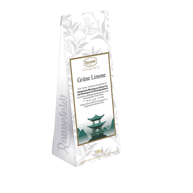 Grüne Limone aromatisierter grüner Tee 100g
